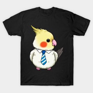 Guardian Feathers: Tiel-Papa - The Cockatiel Dad T-Shirt